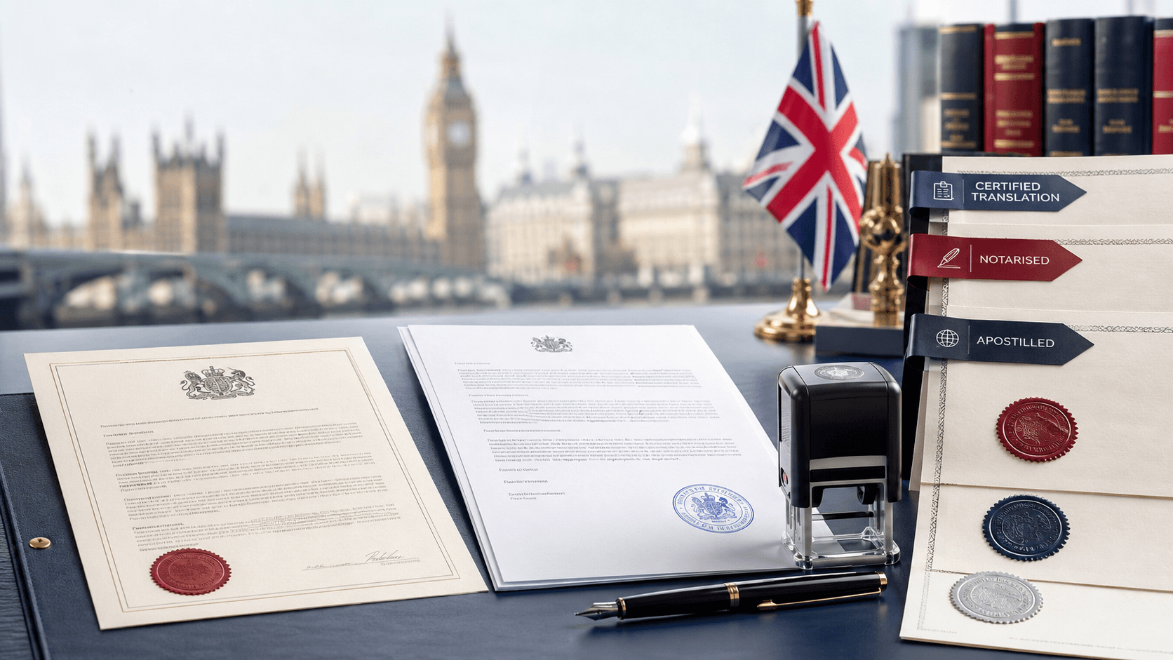 Certified document translation for official use